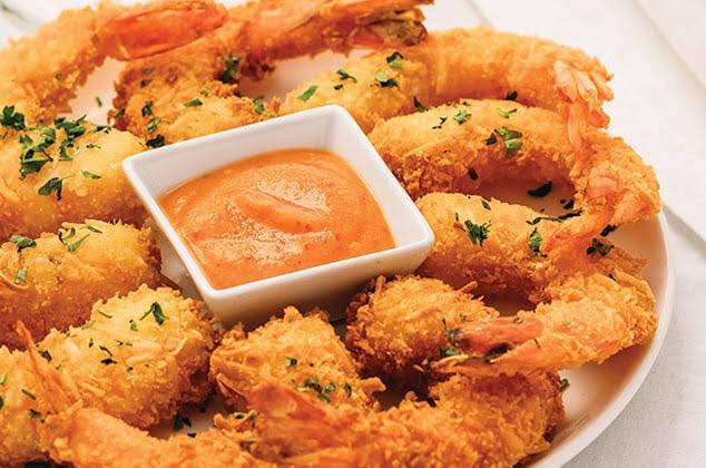 Camarones empanizados