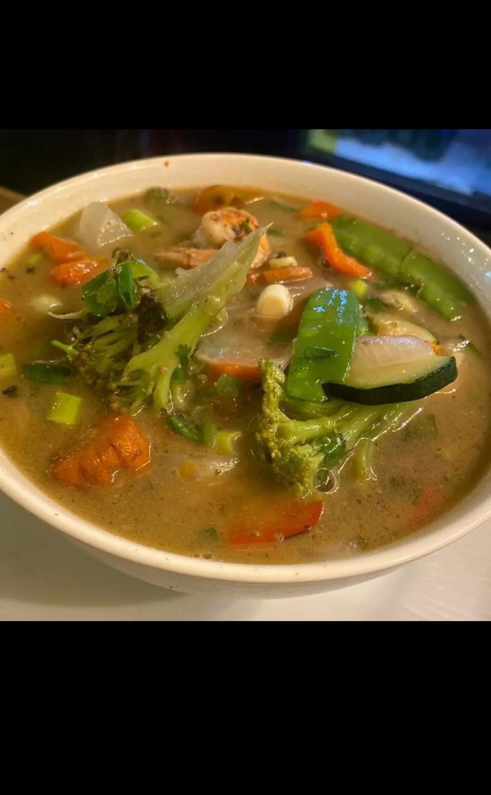 Sopa Meín de Camaron con Fideos 